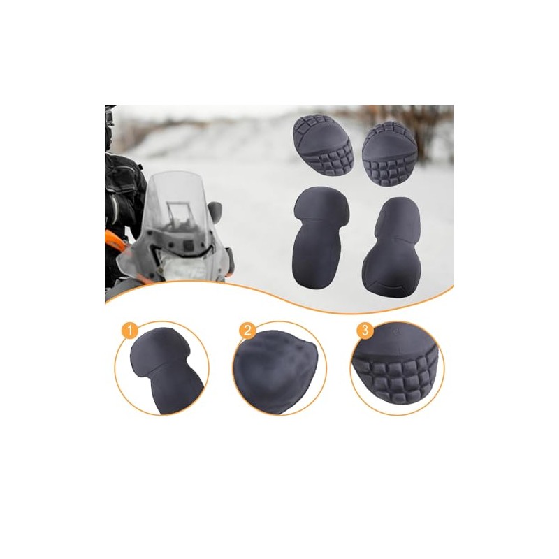 4 x EVA Shoulder and Elbow Protectors for Adults (Women/Men)