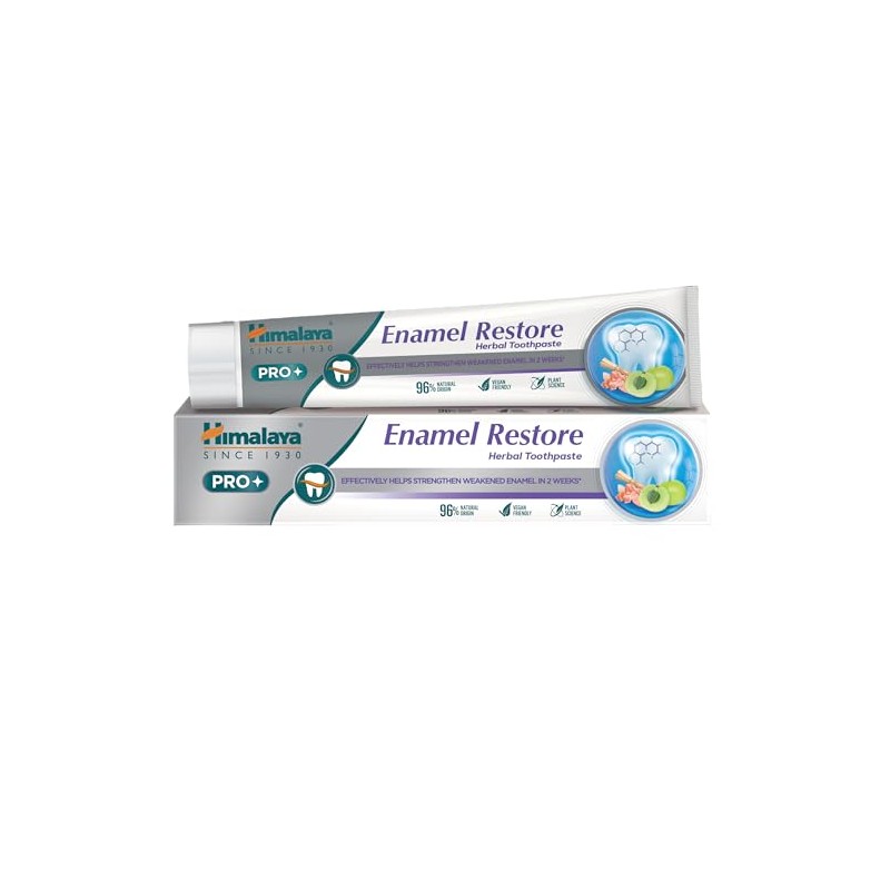Himalaya PRO Enamel Restore Toothpaste, Supports Enamel Remineralisation as Early