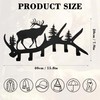 Zckjnoi Elk Antler Key Holder Wall Mount – Rustic Key