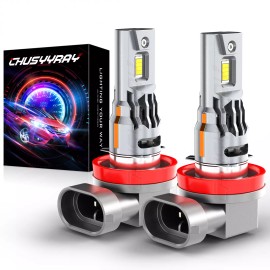 CHUSYYRAY H11 LED Headlight Bulbs Conversion Low Beam 6000K White 100W 45000LM