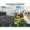SucceBuy Retractable Garden Hose Reel 180° Swivel Bracket Wall-Mounted with