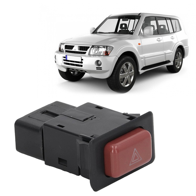 Hazard Warning Light Switch Mb652291 Emergency Lamp Push Button Replacement