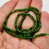 Unbranded Chrome Diopside Faceted 15 Bead Parcel Round | 3