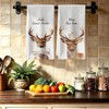Funny Deer Bathroom Hand Towels, Deer Gift for Women