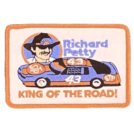 Retro Richard Petty King Of The RoadNascar Racing STP Vintage Patch Iron On Hat