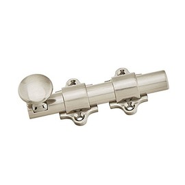 Emtek 4" Dutch Door Bolt 12 finish options (Satin Brass US4)
