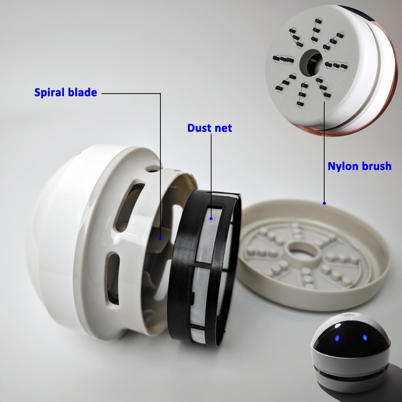 Hallocool Desktop Vacuum Cleaner Mini Desk Vacuum Cleaner Portable Dust