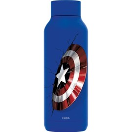 Quokka Captain America Thermos Flask Stainless Steel Solid Ultramarine 510ml