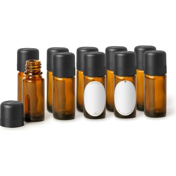 Primavera Glass Bottle Set 10 ml, 1 set
