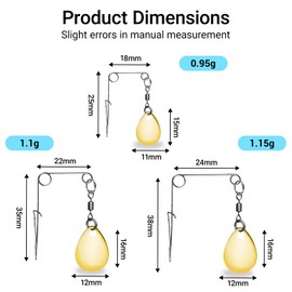 Spinnerbait Kit Gold Teardrop Blades with Smooth Spoon Lures Design