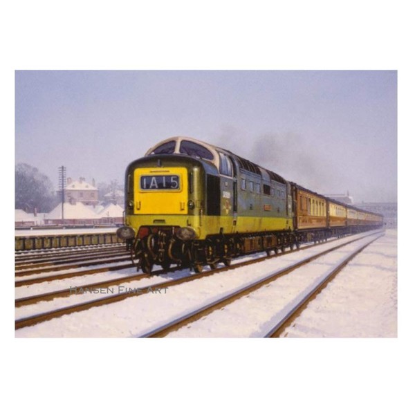 Class 55 Deltic Diesel Locomotive Engine Railway Train Christmas Xmas