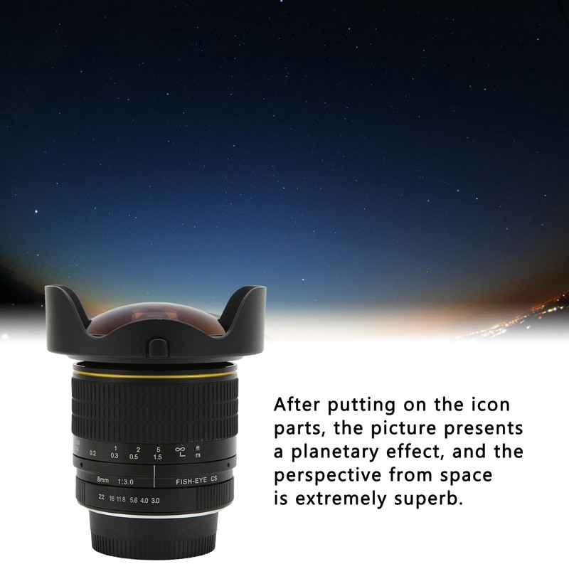 8mm F3 Ultra Wide Angle Fisheye Lens F Mount Manual