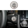 Tecledsn 2PCS Bling Car Push Start Button Sticker, Start Button