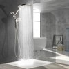 HOWUWEY Dual Shower Heads with Handheld Spray Combo, 7.5" High