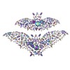 Darice Martha Stewart Crafts Gemstone Bat Sticker, 5.5"