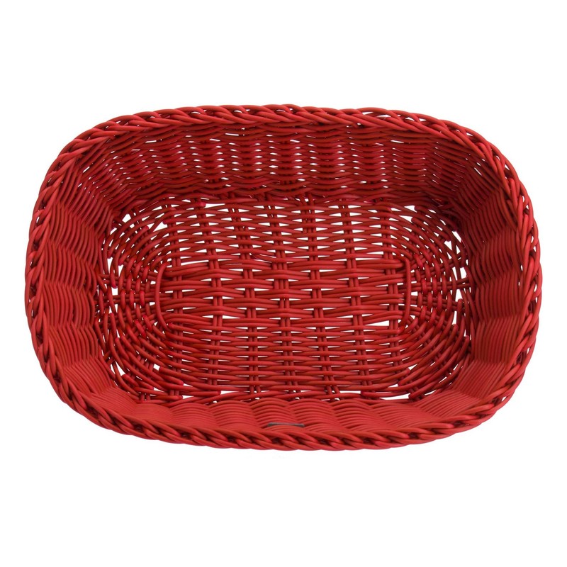 Saleen Multi-Purpose Basket, Suitable for Gastronomy, Rectangular, Plastic Fibre, Dark