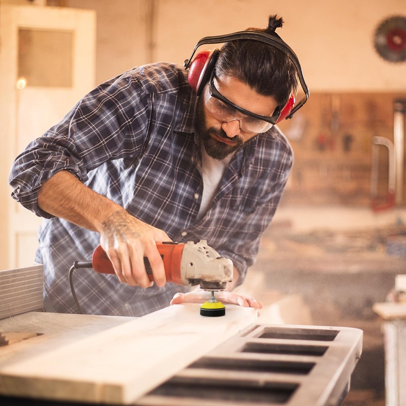 KONGMING 50mm Sanding Discs Hook and Loop 100 pcs Grit