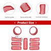JeCar Mesh Grille Inserts/Headlight Trim Covers Front Light Bezels Decoration