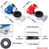CheeMuii Glad Hands Set 20 pcs Glad Hand Seals Universal
