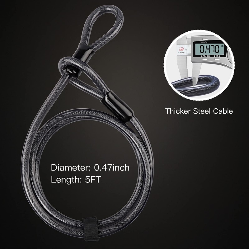 INTEKIN Bike U Lock Heavy Duty Bike Lock Bicycle Lock,