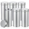 MAQUITA 6 Pack Tea Tin Canister with Airtight Double Lids,