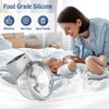 Extractor de leche portátil doble de bajo ruido, sin dolor,