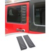 Hoolcar Rear Door Window Decals Aluminum Alloy Glass Panel Cover