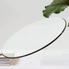 TesNus 18" Clear Round Glass Table Top, 1/4" Thick Tempered