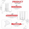 Travel Bottles Empty Clear Refillable Bottle Air Travel Size Shampoo