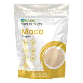 Maca En Polvo 450gr 90 Porciones Wellthy