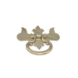 Chippendale Drawer Pulls Small Single Post Drawer Pull Furniture Ring Pull - Colonial Revival Furniture Drawer Pull - Antique Drawer Pulls