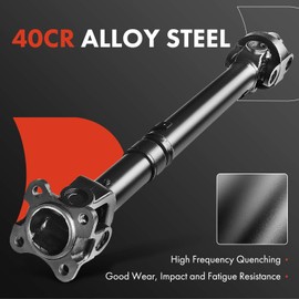 A-Premium Front Complete Drive Shaft Prop Shaft Driveshaft Assembly Compatible with Dodge Dakota, Durango 2000, 4WD, Replace# 52099204AB, 52105982AA