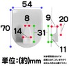 Clear Hooks for Wallpaper Compact Hooks, L, Load Capacity: 4.4