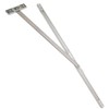 1 x 500mm Passivated Steel Restrictor Door Stay with Adjustable