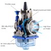 PWK 21mm Carburetor Universal Motorcycle Power Carburetor for 50cc to