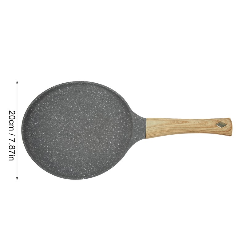 Frying Pan Flat Bottom Even Heating Stick Free Cooking Kitchen
