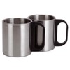 MIJOMA Insulated Jug 1 Litre with 2 Cups - Stainless