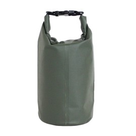 WHATNOT BDB-10 Dry Bag, Waterproof Bag, 3.2 gal (10 L), Olive, Solid Color