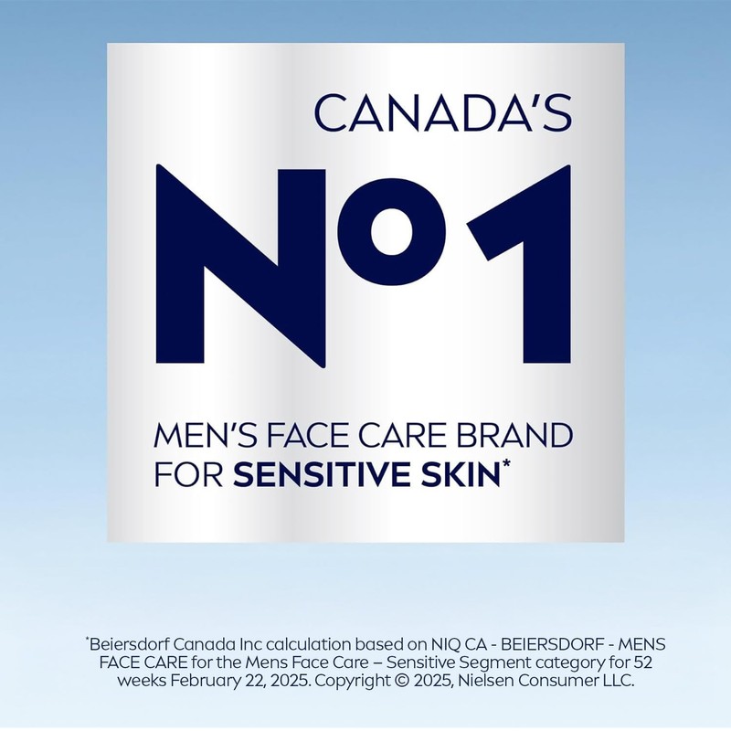 NIVEA FOR MEN Sensitive, Shaving Gel 7 Ounce (Pack of