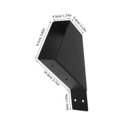 SUPVOX Gazebo Bracket Metal Angle for Posts Precision Degree Enhance Stability of Outdoor Pergola