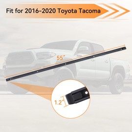 MELIPRON Front Header Deck Rail Fit for 2016-2020 Toyota Tacoma Truck Bed Accessories