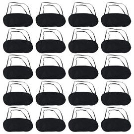 24 Pack Blindfold Blindfold for Sleep Game Travel with Nose Pad
