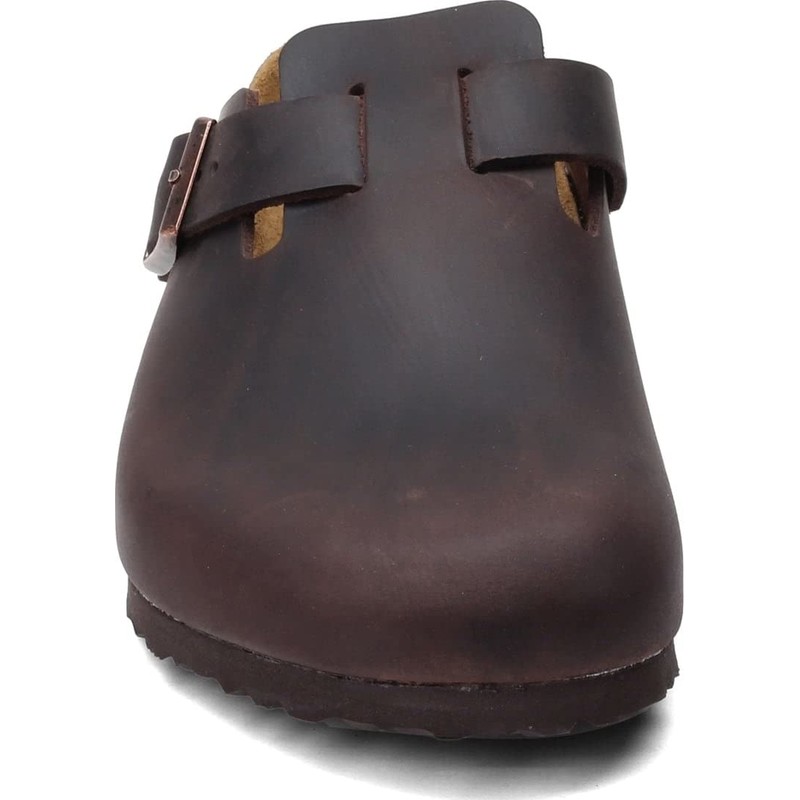 Birkenstock Unisex Boston Clog,Habana Oiled Leather,40 N EU