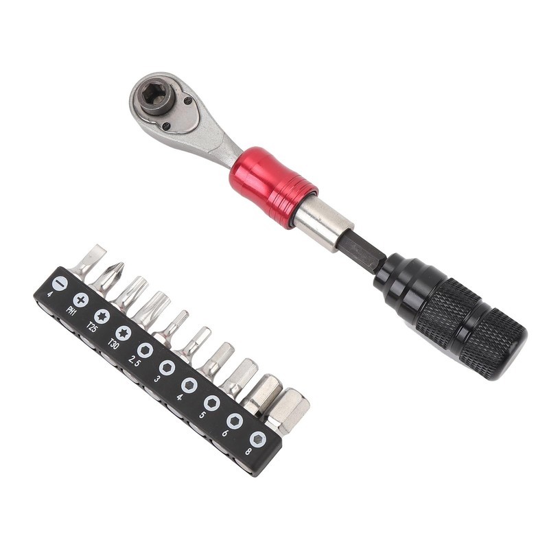 Ratchet Socket Wrench Set, Hex Wrenches, Star Sockets, Detachable Structure,