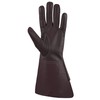 Men's Long Cuff Gauntlets Gloves Piper Drummer Band Gloves (Darkbrown,