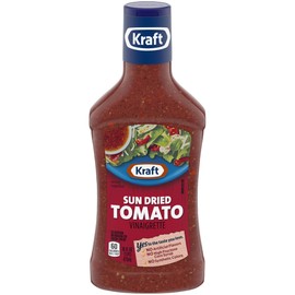 Kraft Sun Dried Tomato Vinaigrette Salad Dressing (6 ct Pack, 16 fl oz Bottles)