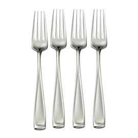 Oneida Moda Dinner Forks, Set of 4,Silver,Dinner Forks, Set of 4