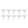 10pcs Luminous Camping Tent Pegs Set ABS 3 Hole Screw