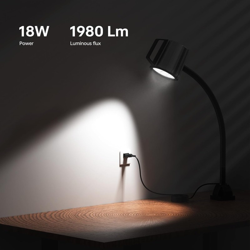 StaStrStu 18W Led Machine Light, 18W Machine Lamp, 1800 Lumens