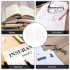 A4 Report Covers with Sliding Bar, 10 PCS Clear Report